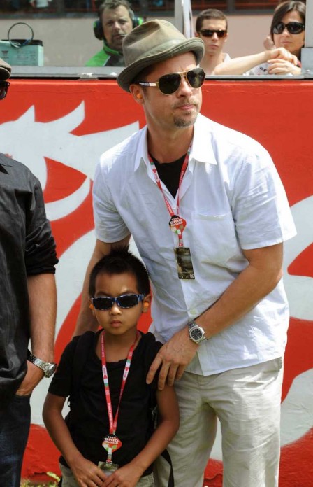 Brad Pitt a Maddox