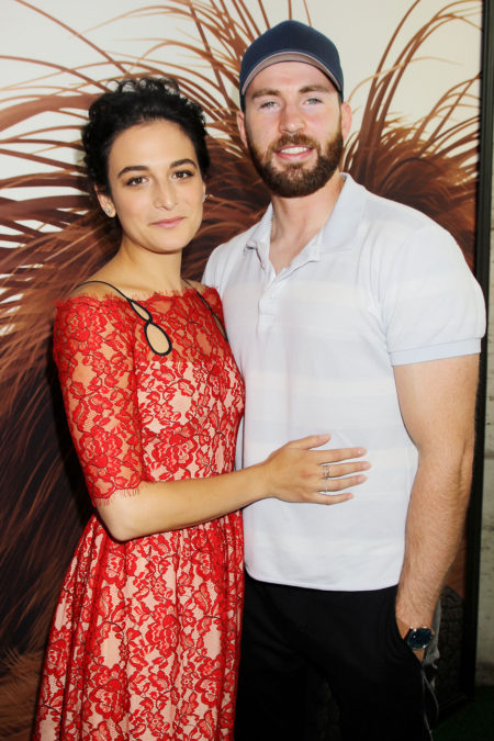 Mandatory Credit: Photo by Dave Allocca/Starpix/REX/Shutterstock (5736897aa) Jenny Slate,  Chris Evans Universal Pictures and Illumination Entertainment Present The Premiere of 'The Secret Life of Pets',  New York,  USA - 25 Jun 2016