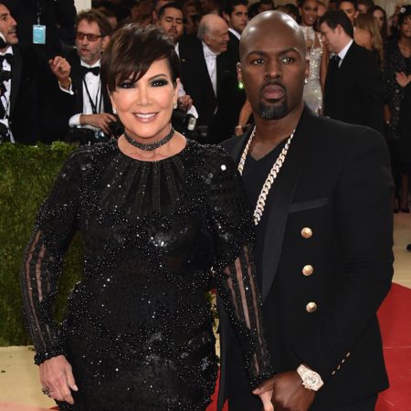 NEW YORK,  NY - MAY 02: Kris Jenner (L) and Corey Gamble attend the 'Manus x Machina: Fashion In An Age Of Technology' Costume Institute Gala at Metropolitan Museum of Art on May 2,  2016 in New York City. (Photo by John Shearer/Getty Images)
