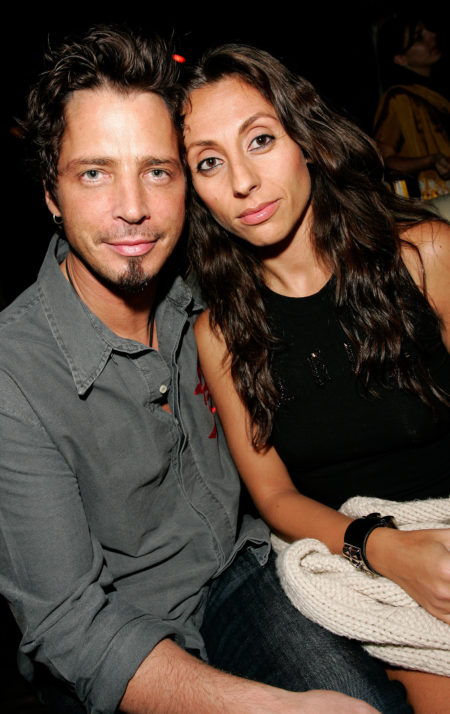Chris Cornell and Vicky Cornell during Audioslave's Chris Cornell Hosts Party at Marquee - September 14,  2006 at Marquee in New York City,  New York,  United States. (Photo by Brian Ach/WireImage)